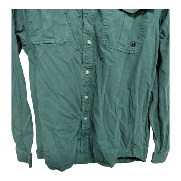 Southern Proper Long Sleeve Button Down Green The Henning Shirt 100% Cotton L - Picture 3 of 6